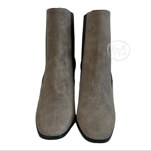 Christian Louboutin Crosta Verabotta 85 Chelsea Boots Grey Black Ankle Booties - Picture 9 of 11